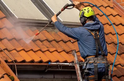 Démoussage et hydrofuge de toiture à Tourliac